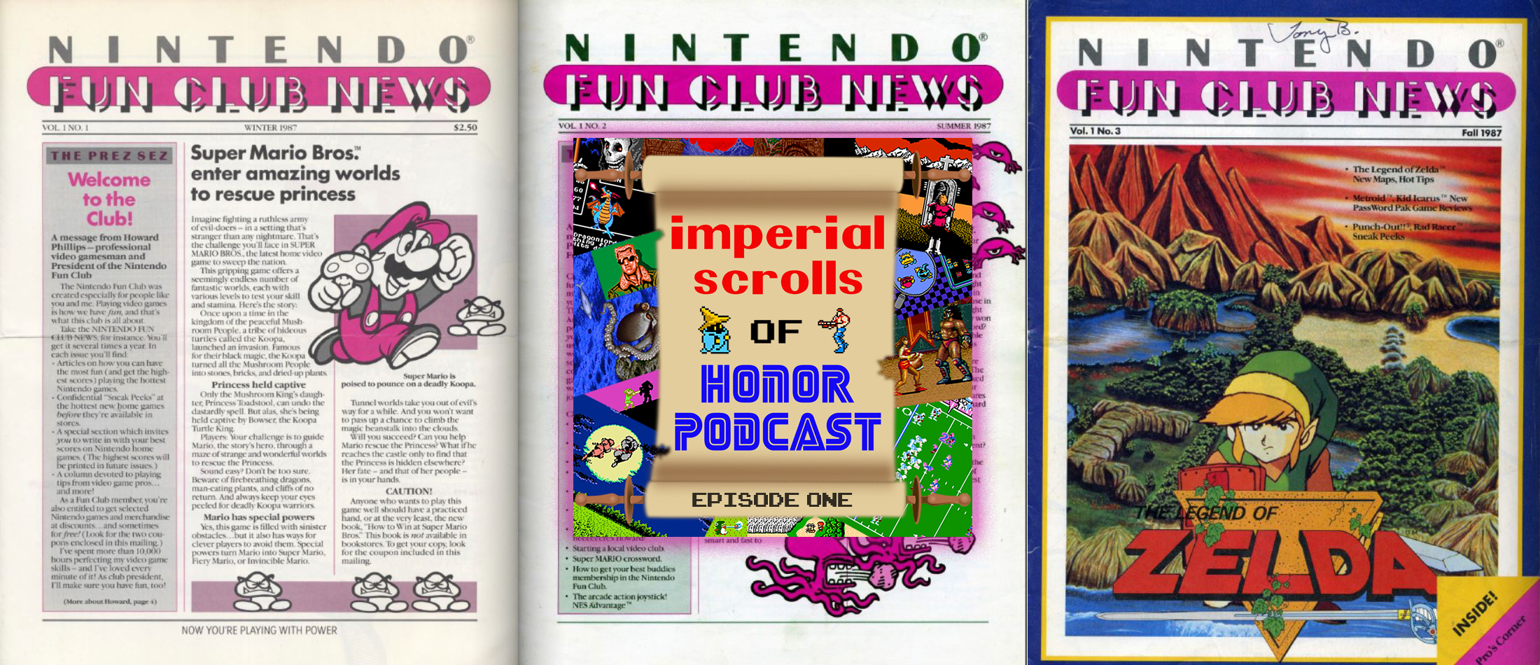Imperial Scrolls of Honor Podcast - Episode 1 - Nintendo Fun Club News #1-3